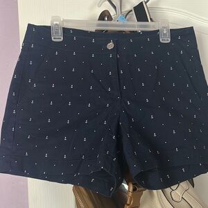 Nautica Dark Blue Women's Anchor Shorts